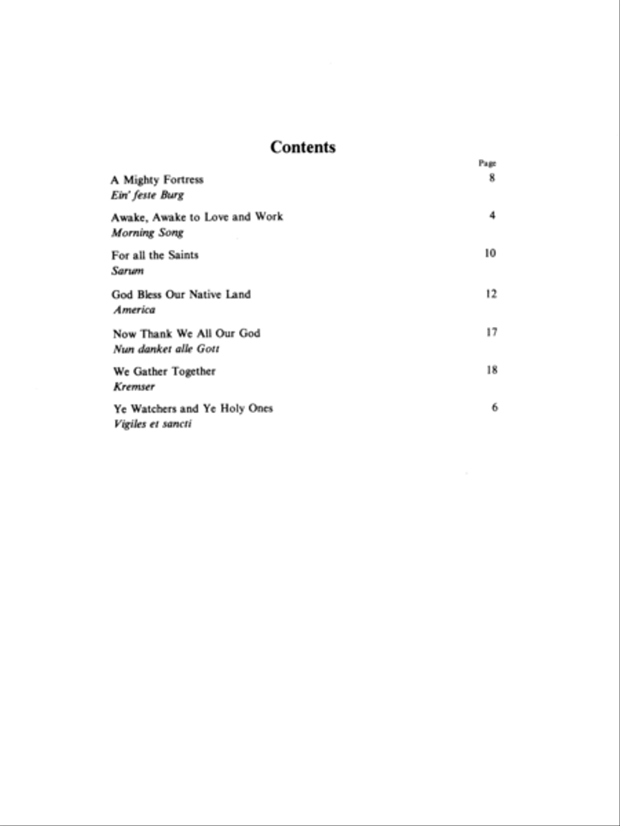 Hymn Preludes for the Autumn Festivals Organ scores gallery preview page 2