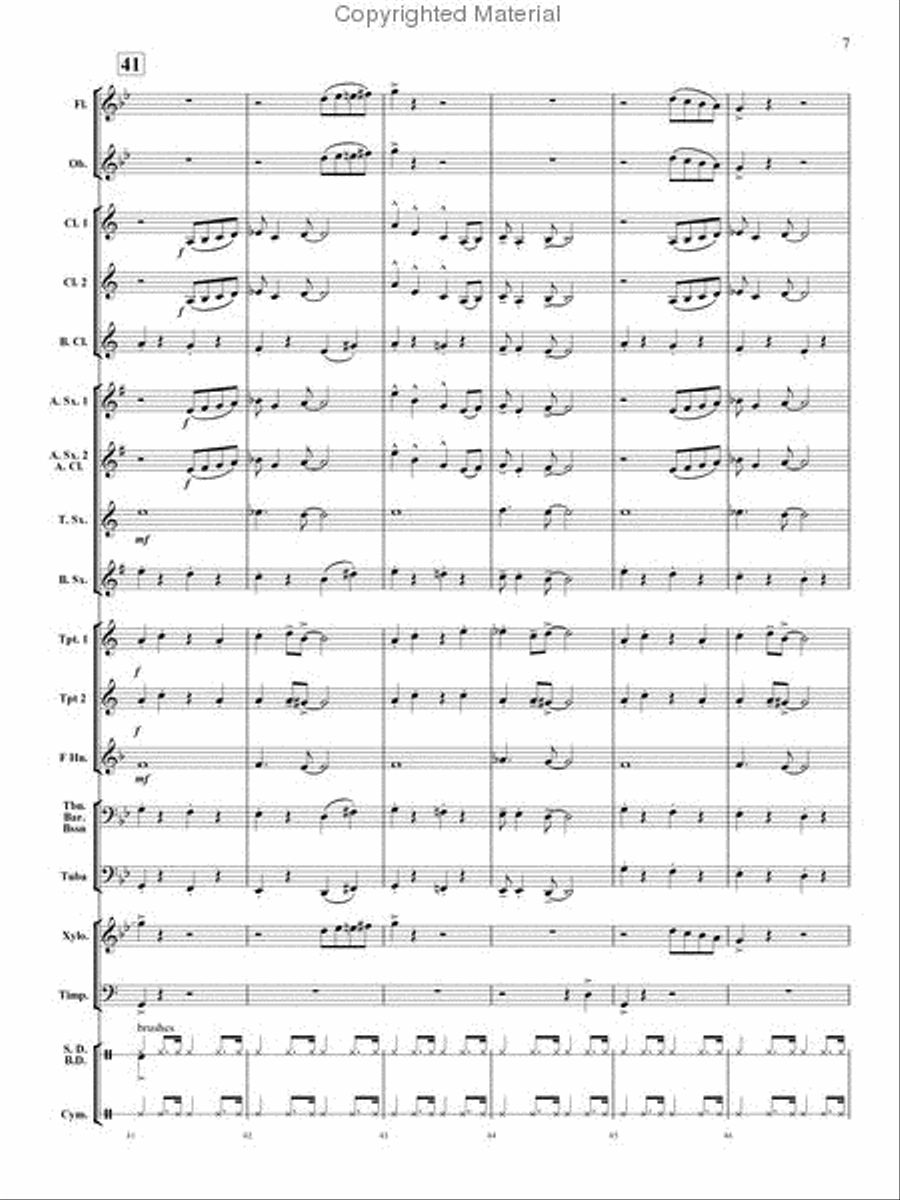 Jazzoo Concert Band - Sheet Music page 7