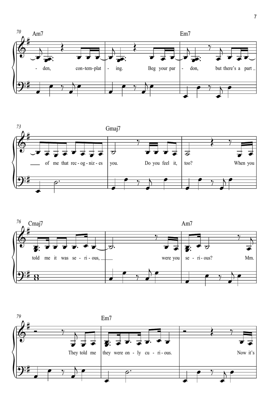 CHIHIRO Easy Piano scores gallery preview page 7