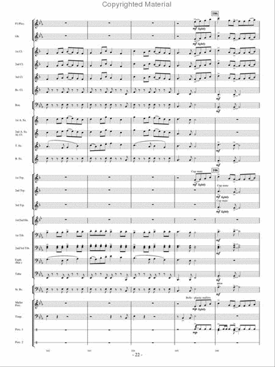 Make A Joyful Noise Concert Band scores gallery preview page 21
