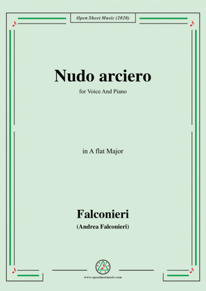 Falconieri-Nudo arciero,in A flat Major,for Voice and Piano