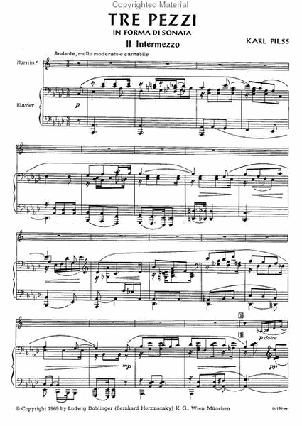 Tre pezzi in forma di Sonata