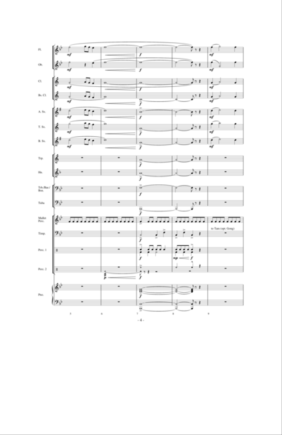 Moto Continuo Moto Continuo Concert Band scores gallery preview page 3
