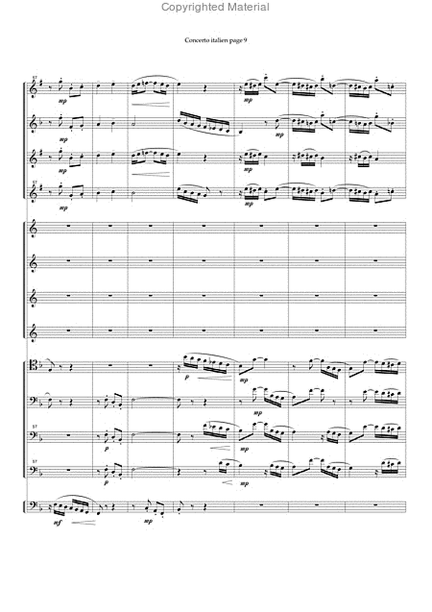 Concerto italien (4 trompettes, 4 cors, 4 trombones et tuba)