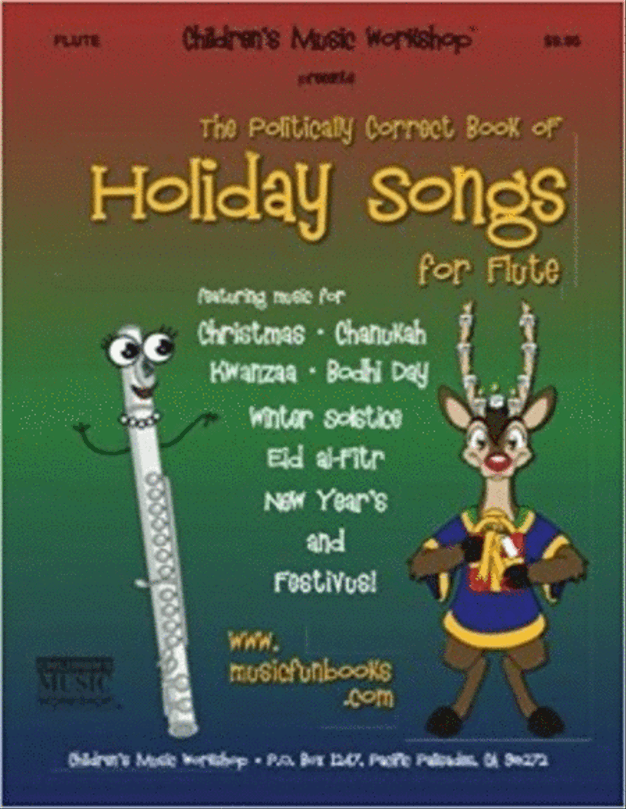 The Politically Correct Book of Holiday Songs for Flute Flute Solo scores gallery preview page 1