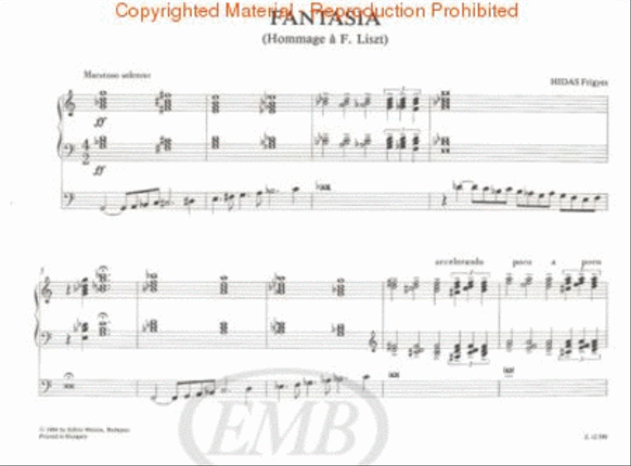 Fantasia (Hommage to Franz Liszt) Organ scores gallery preview page 2