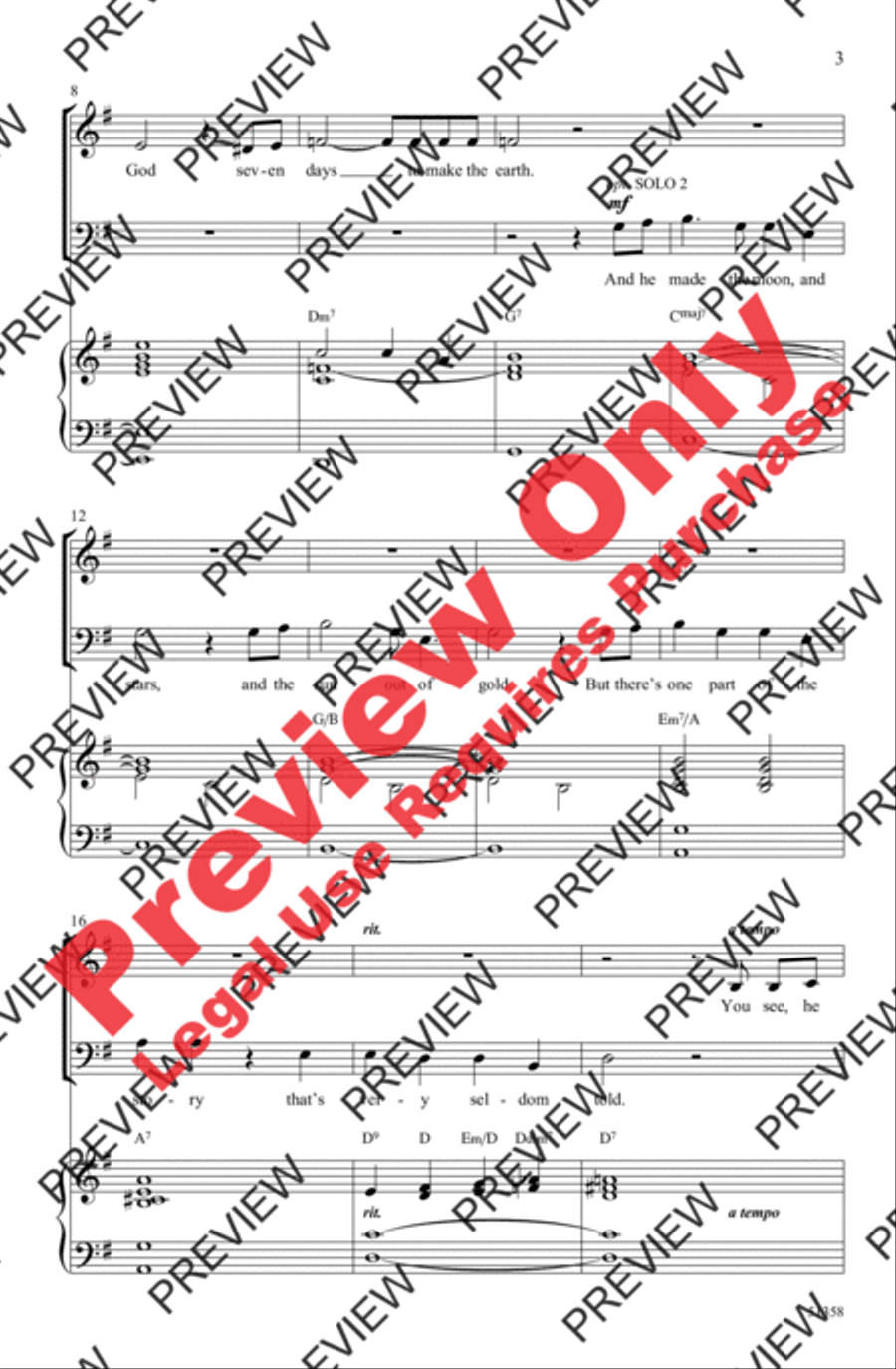 Corn 3-Part scores gallery preview page 3