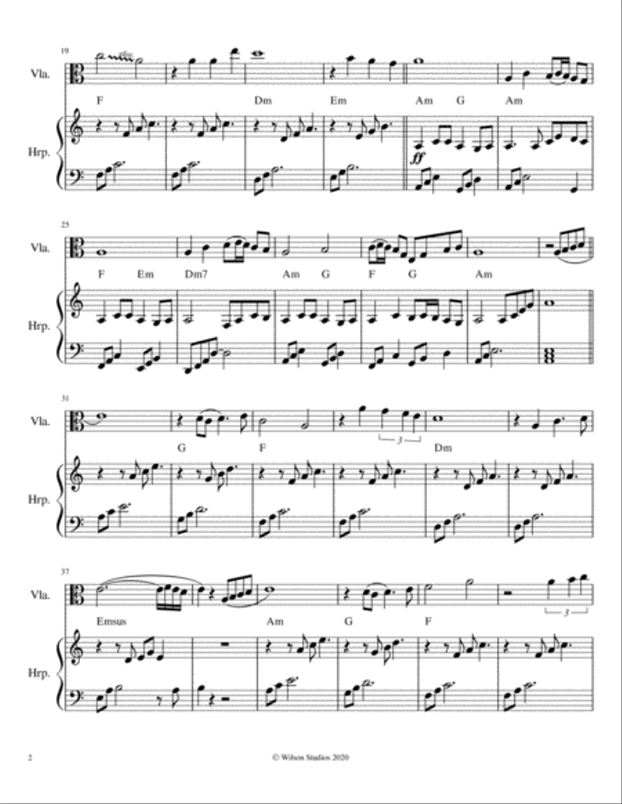 Wayfaring Stranger Small Ensemble scores gallery preview page 2