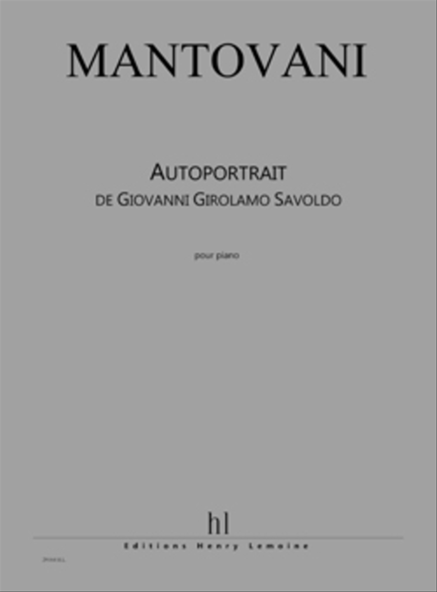 Autoportrait de Giovanni Girolamo Savoldo
