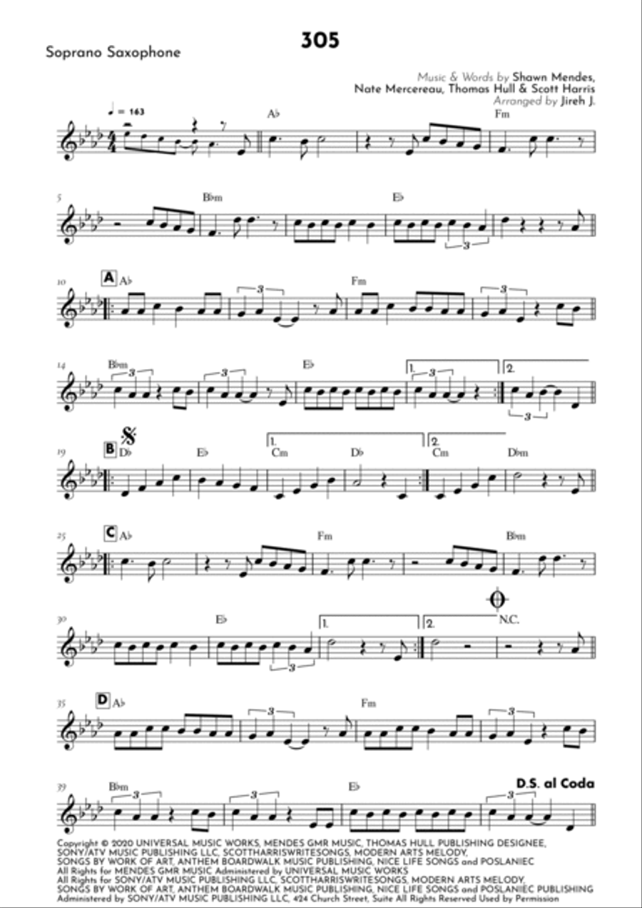 305 305 Soprano Saxophone scores gallery preview page 2