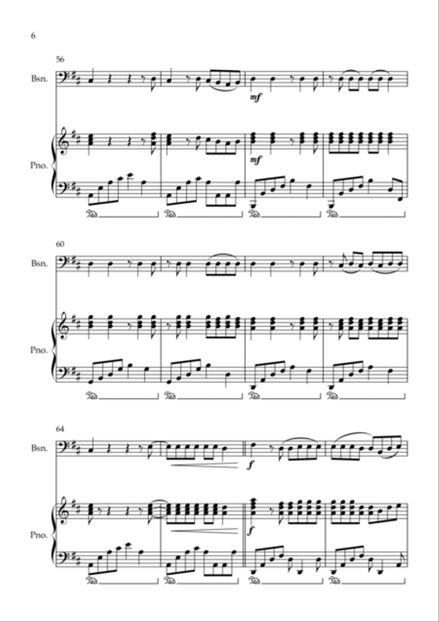 Shivers Bassoon scores gallery preview page 6
