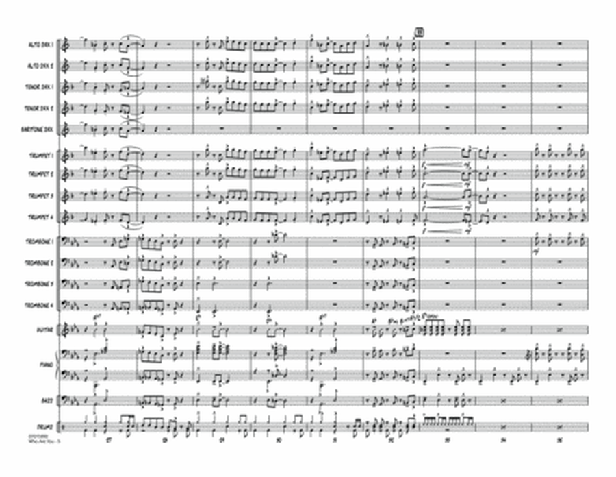 Who Are You - Conductor Score (Full Score)