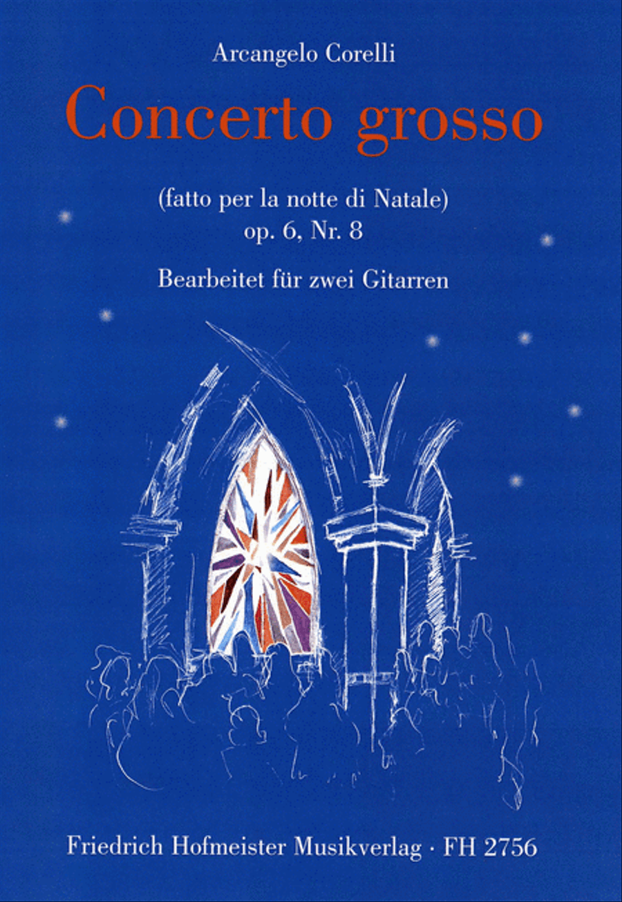 Weihnachtskonzert. Concerto grosso, op. 6 Nr. 8 Classical Guitar scores gallery preview page 1