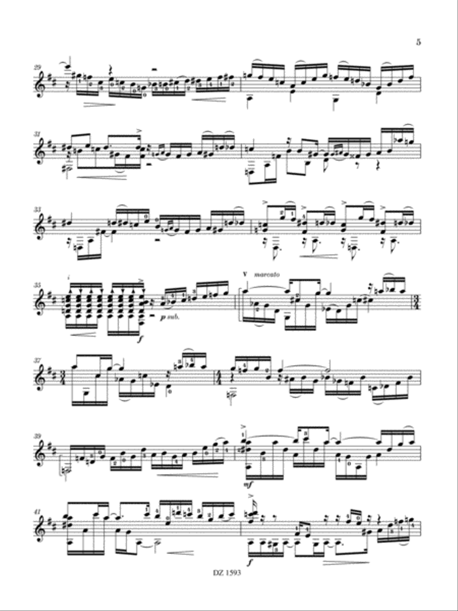 Con Pulso Classical Guitar scores gallery preview page 5