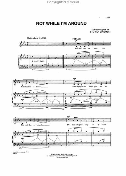 Sweeney Todd by Stephen Sondheim Piano, Vocal - Sheet Music