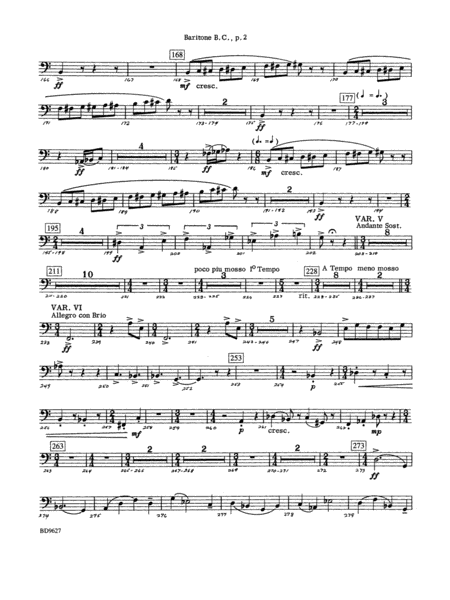 Variations on a Theme of Robert Schumann: Baritone B.C.
