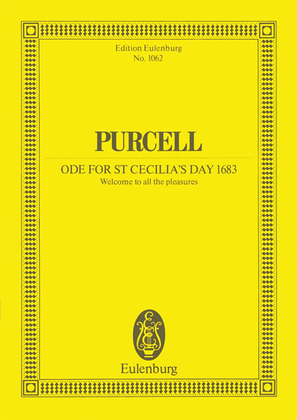 Book cover for Ode for St. Cecilia's Day 1683