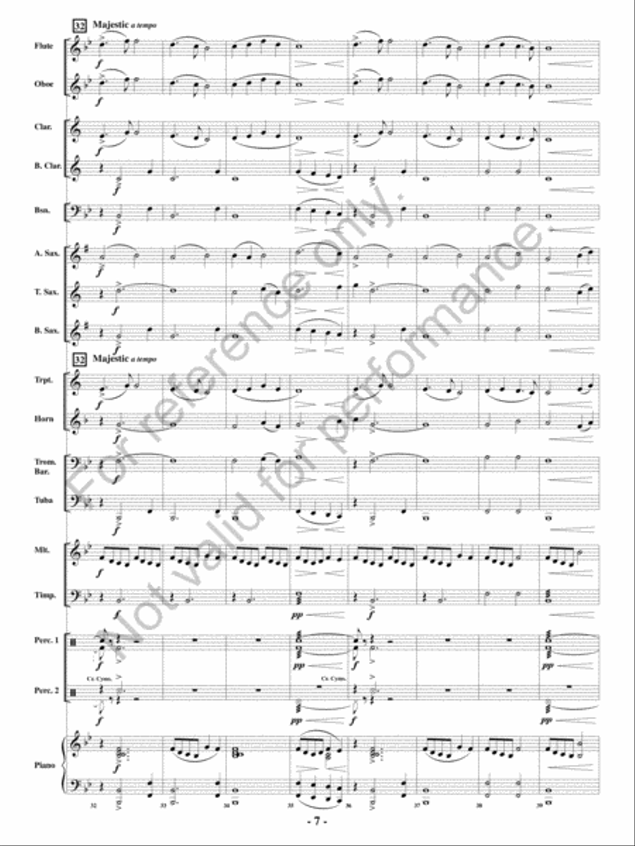 Going Home Going Home Concert Band scores gallery preview page 6