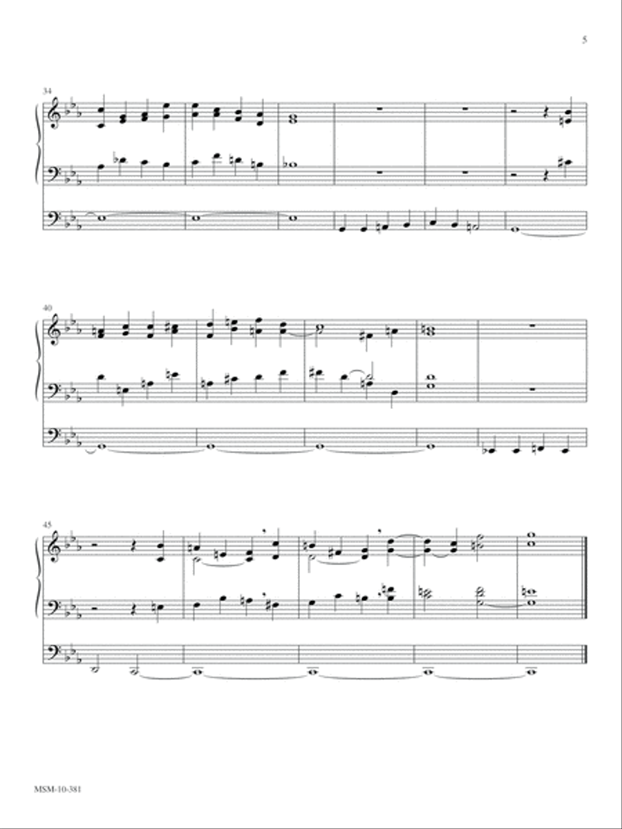 Partita on Jesu, meine Freude Organ scores gallery preview page 3