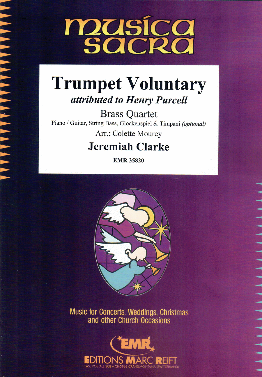 Trumpet Voluntary Brass Ensemble scores gallery preview page 1