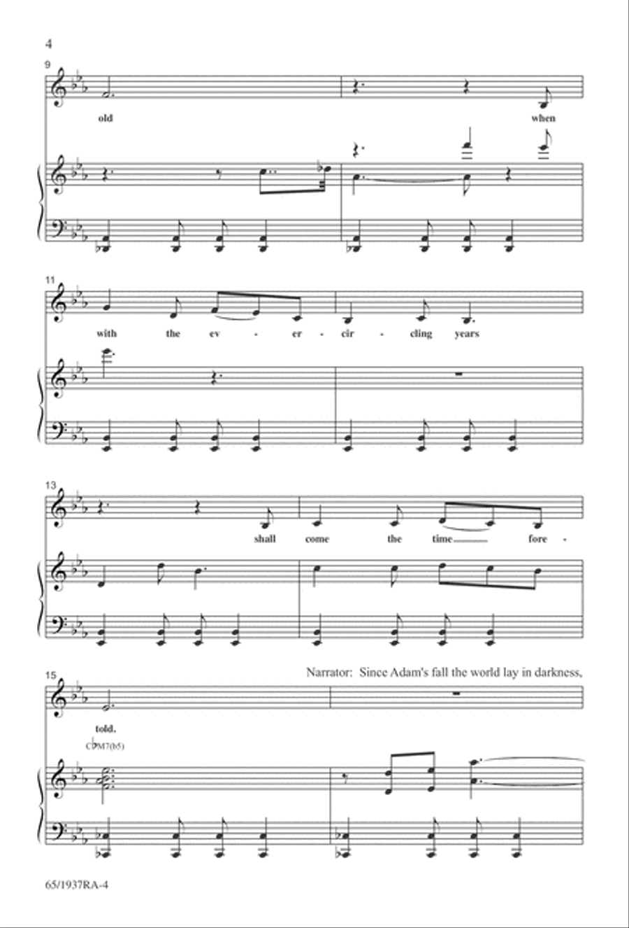 We Will Know Peace 4-Part scores gallery preview page 6