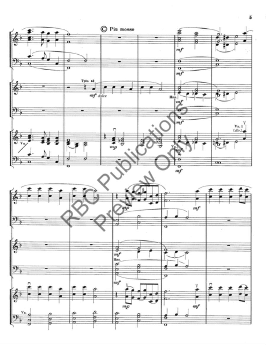 Nobody Knows The Trouble I'Ve Seen Full Orchestra scores gallery preview page 6