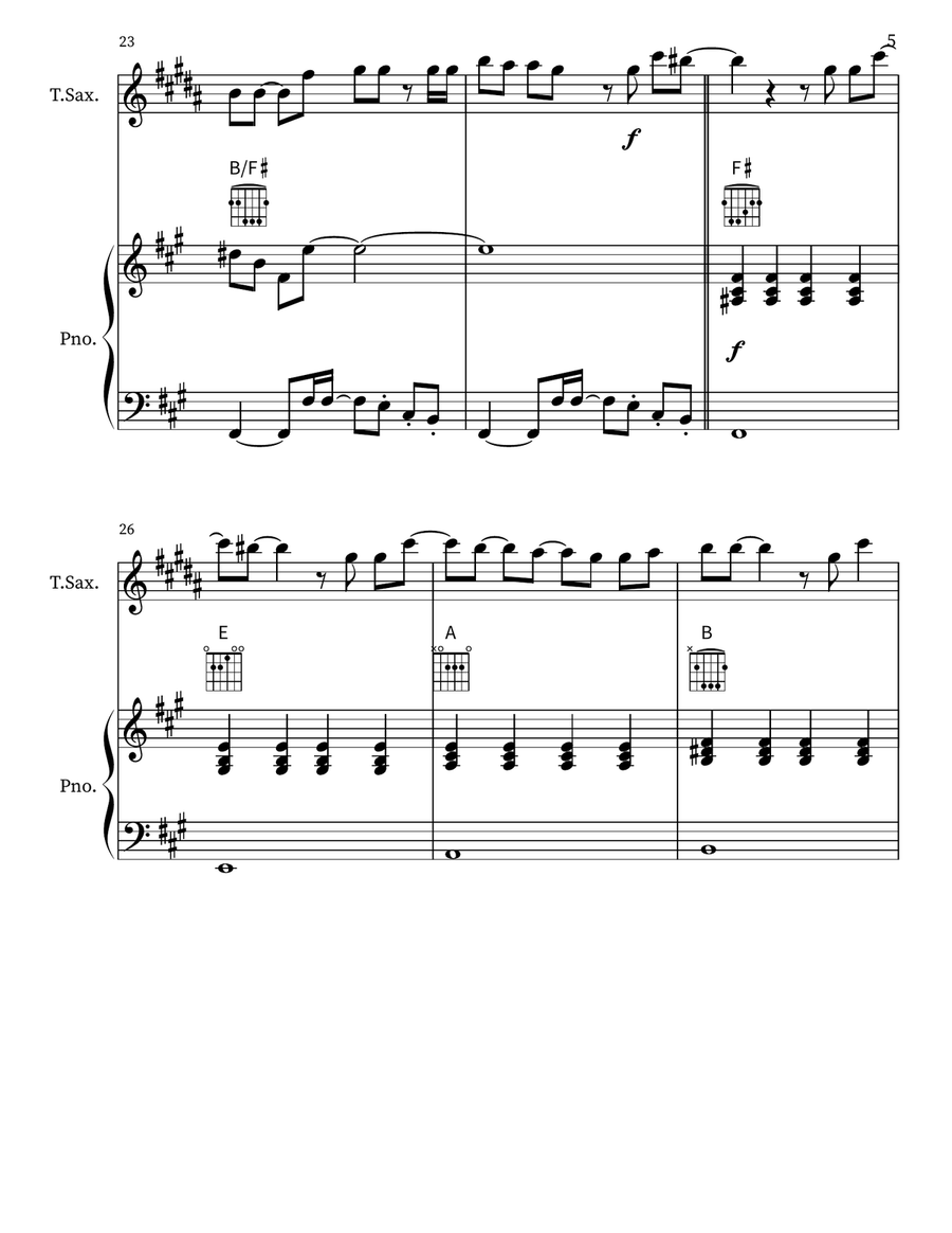 You Oughta Know Tenor Saxophone scores gallery preview page 5