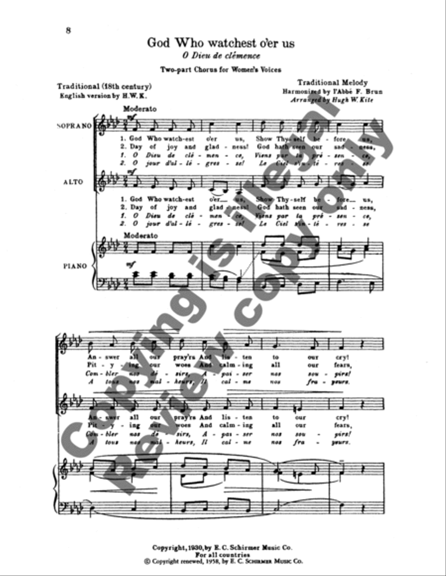 French Christmas Carols French Christmas Carols SSA scores gallery preview page 10