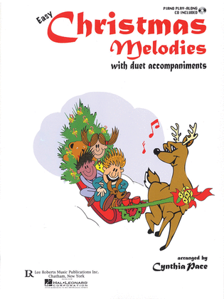 Book cover for Easy Christmas Melodies Piano