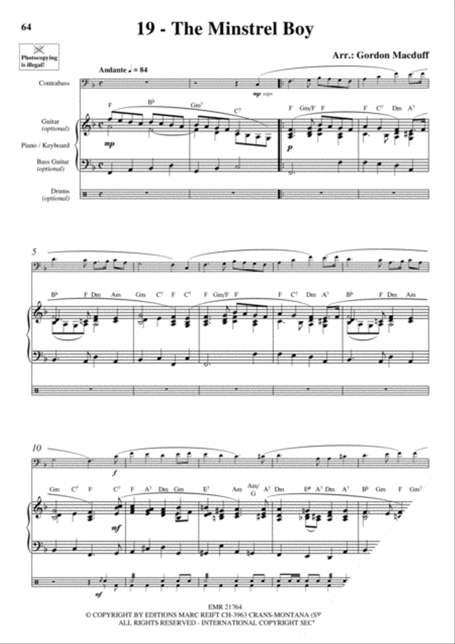 20 Celtic Hits Double Bass scores gallery preview page 21