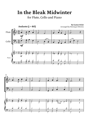 Book cover for In the Bleak Midwinter (Flute, Cello and Piano) - Beginner Level