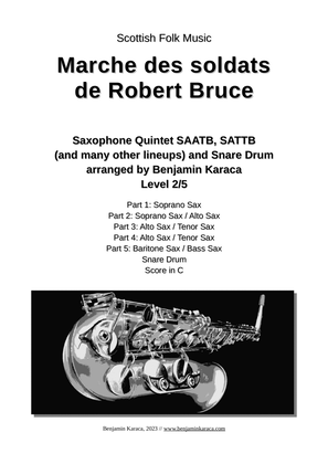 Book cover for Marche des soldats de Robert Bruce