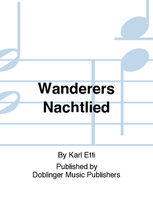 Wanderers Nachtlied