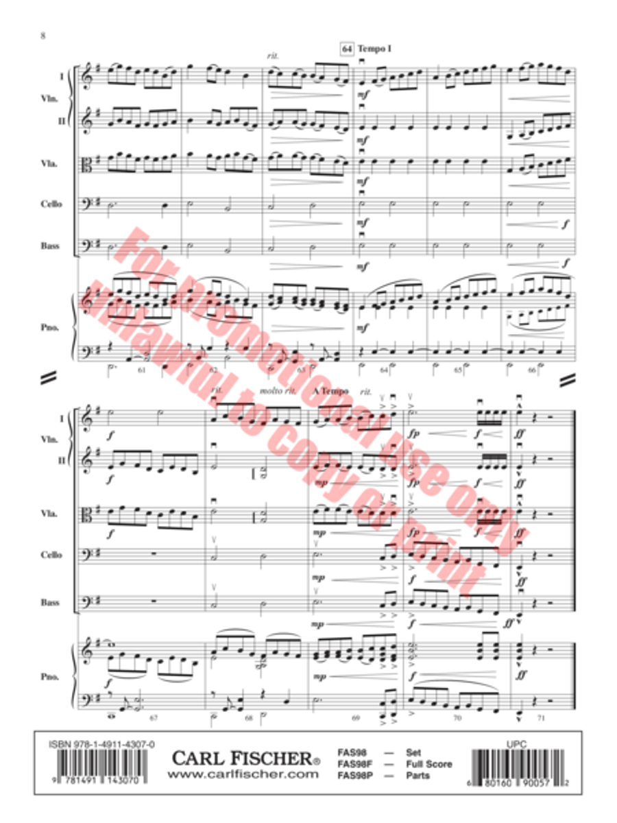 Measured Tones String Orchestra scores gallery preview page 9