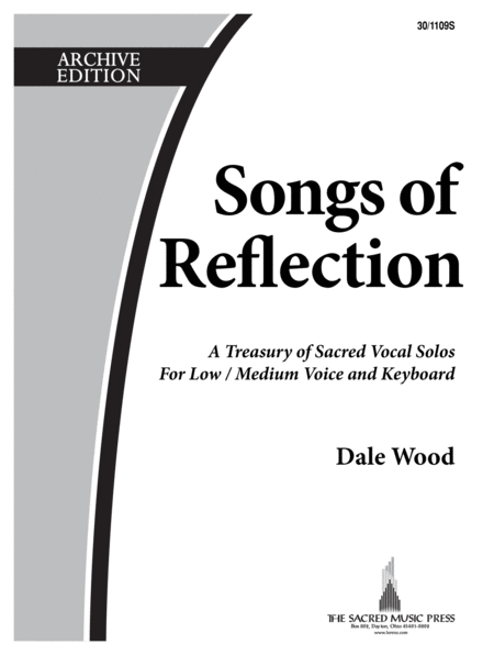 Songs of Reflection - Low Voice