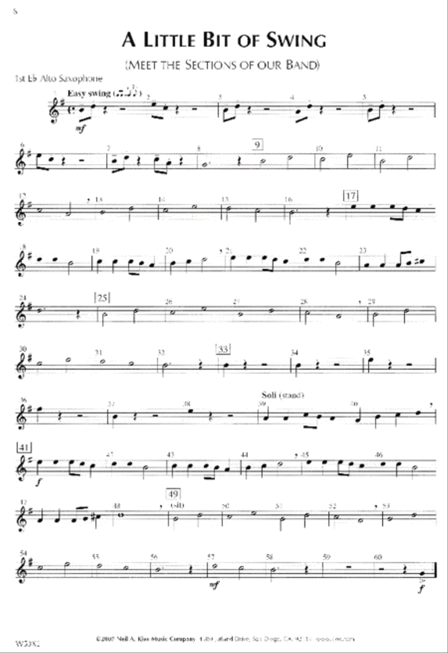Standard of Excellence: First Performance Plus-1st/2nd Eb Alto Sax Concert Band Methods scores gallery preview page 2