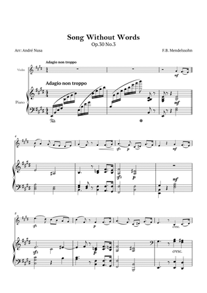 Song Without Words Op.30 No.3