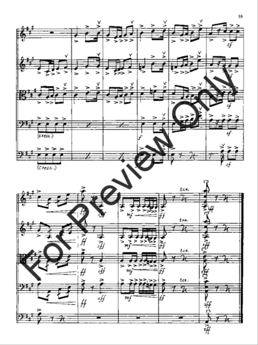 Suite for String Orchestra (Score) String Orchestra scores gallery preview page 22