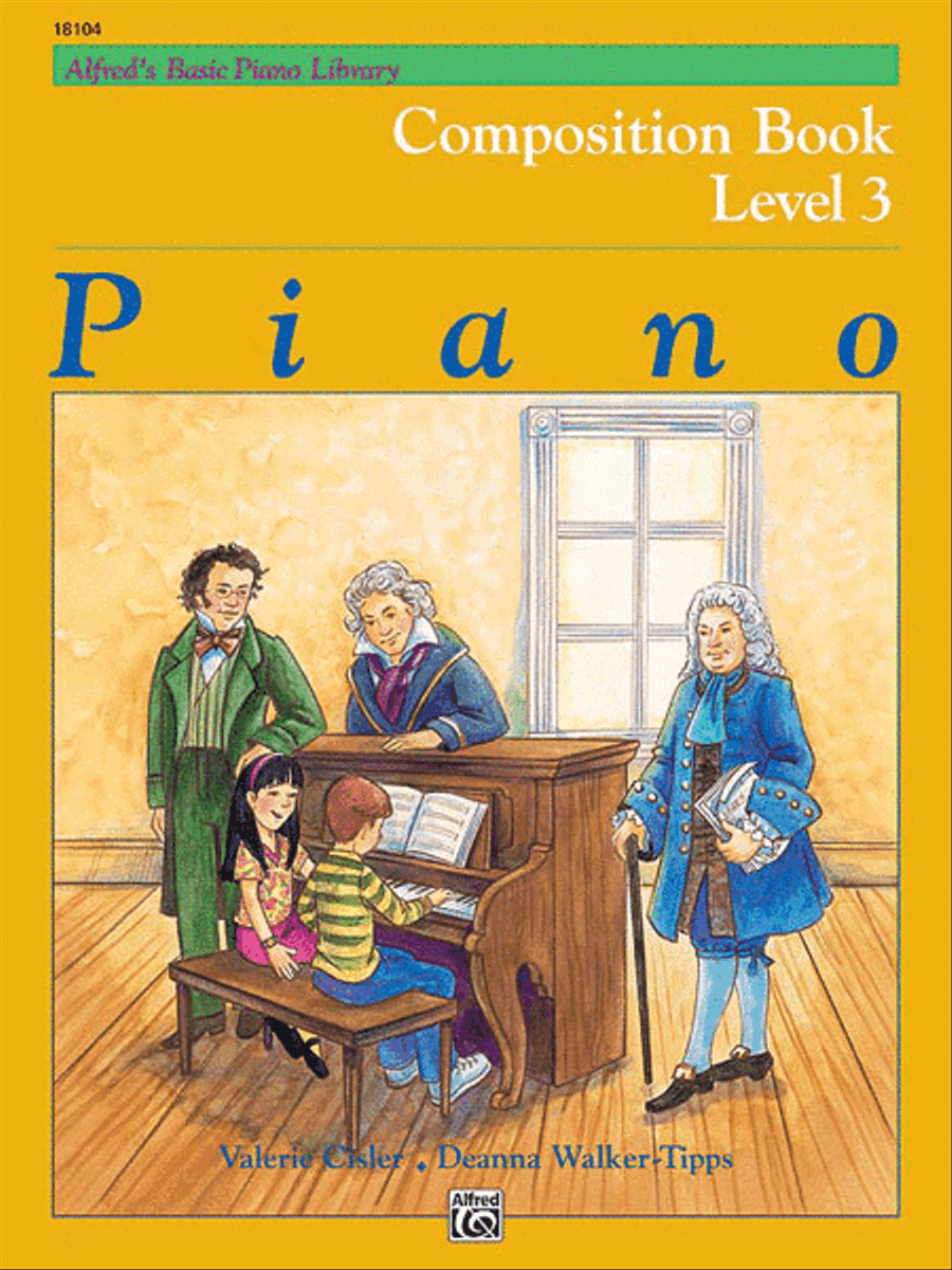 Alfred's Basic Piano Course Composition Book, Level 3 Piano Method scores gallery preview page 1
