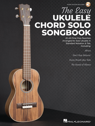 Book cover for The Easy Ukulele Chord Solo Songbook
