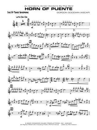 Horn of Puente: 2nd B-flat Tenor Saxophone