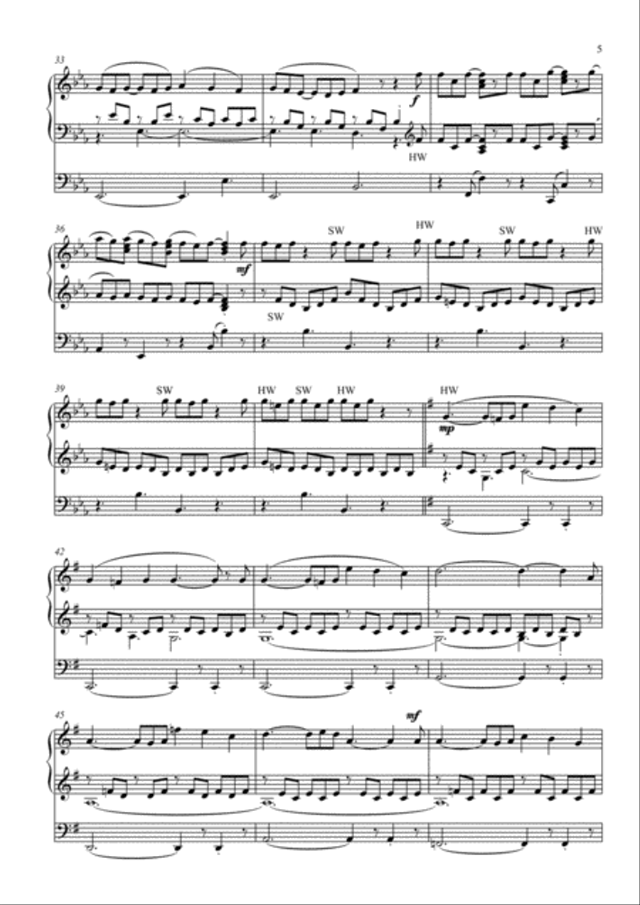 Danse de Printemps for organ Organ Solo scores gallery preview page 5