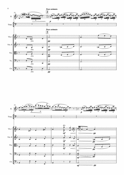 Fantaisie Pastorale Hongroise, op.26, for Flute and String Orchestra (arr.), Full Score