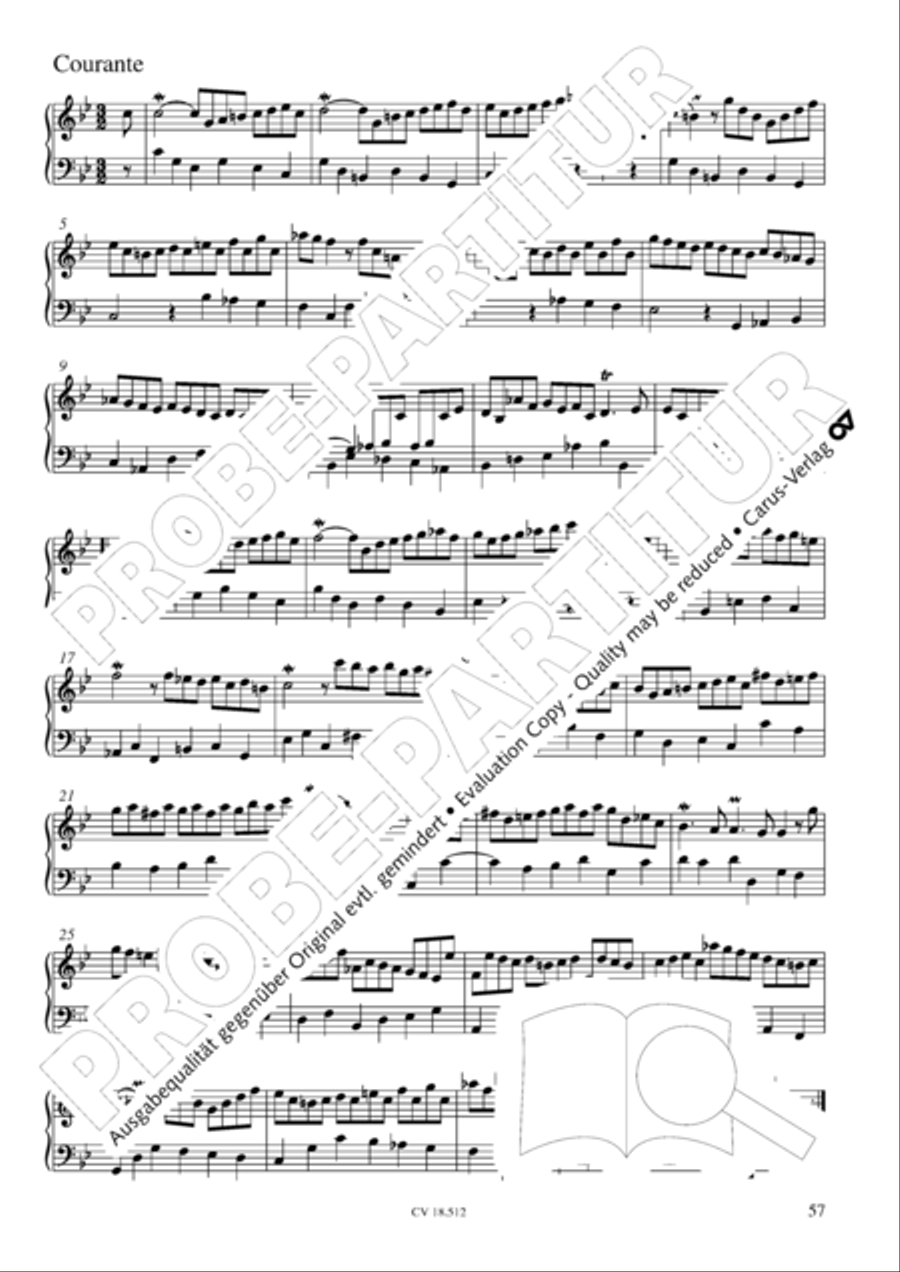 Six Suites Six Suites Harpsichord scores gallery preview page 58