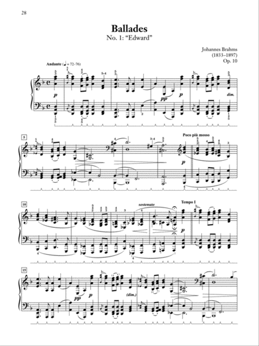 22 Selected Piano Works 22 Selected Piano Works Piano Solo scores gallery preview page 3