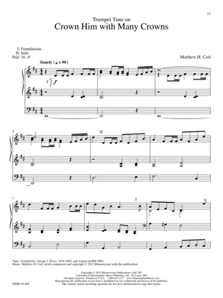 Book cover for Trumpet Tune on Crown Him With Many Crowns (Downloadable)