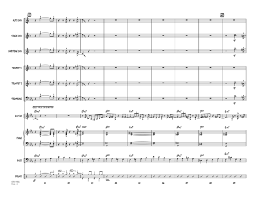 Four - Full Score Four - Full Score Jazz Ensemble scores gallery preview page 6