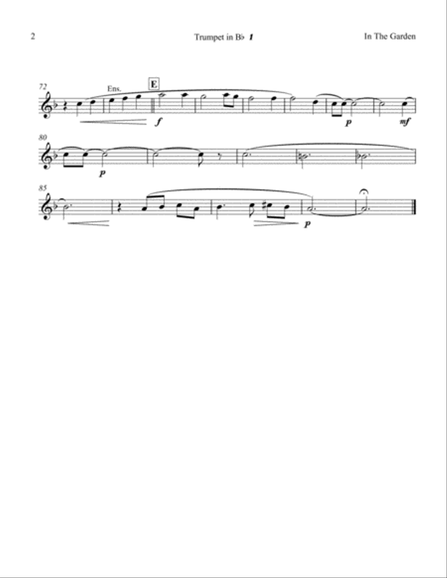 In The Garden In The Garden Brass Ensemble scores gallery preview page 6