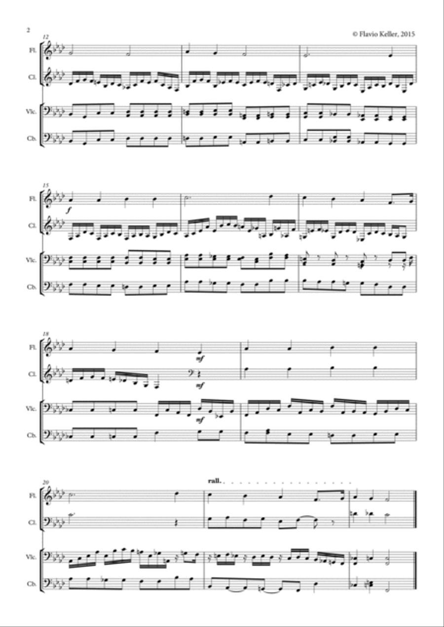 Organ chorale prelude 