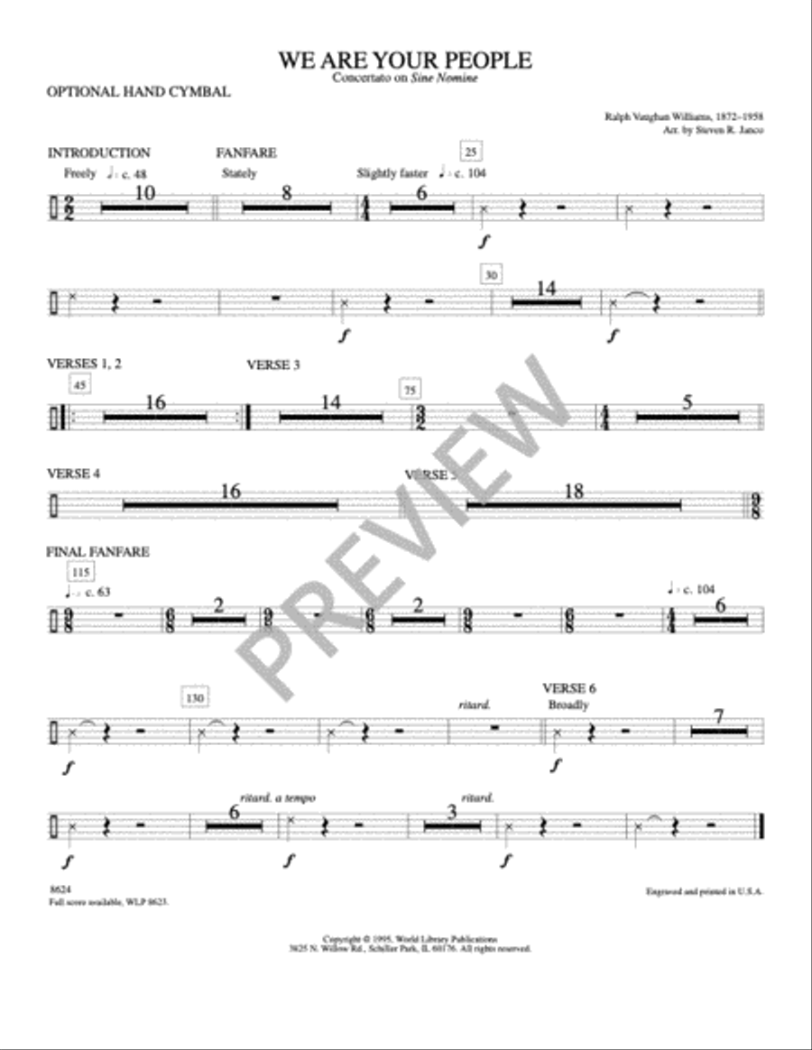 We Are Your People - Instrumental Edition Trombone scores gallery preview page 5
